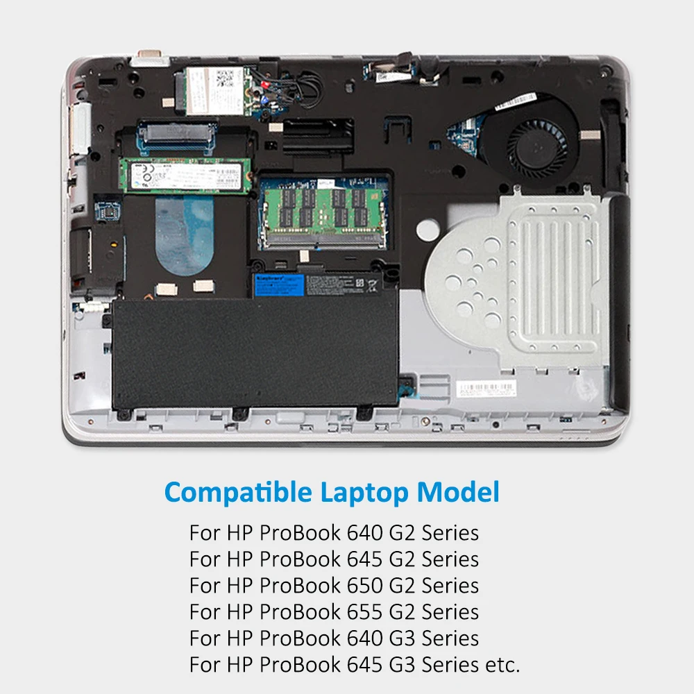 KingSener CI03XL แบตเตอรี่สําหรับ HP ProBook 640 G2 645 G2 650 G2 655 G2 640 G3 645 G3 650 G3 655 G3 820 G3 HSTNN-UB6Q 801554 -001