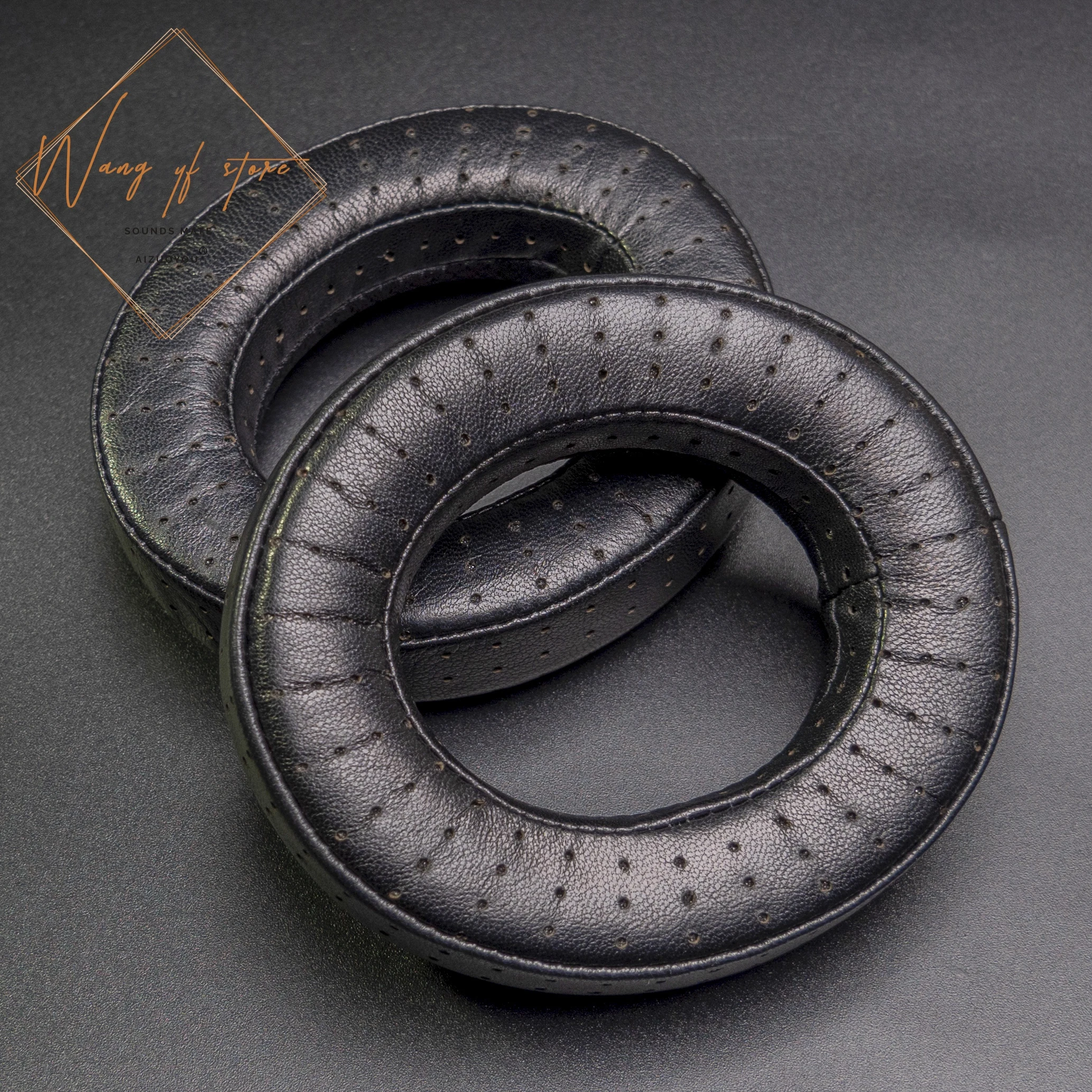 Coussinets d'oreille en peau de mouton fenestrée, coussin en mousse pour casque Focal Clear Elear Elegia Elex Stellia Utopia, coussin en cuir véritable Lambski