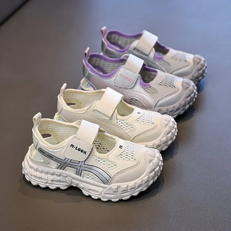 

Children's shoes baby walking shoes spring summer sandals boys' mesh anti kick girls' sports fashion