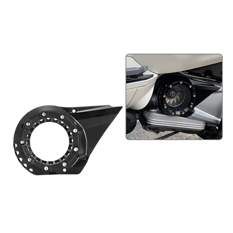 

R1-Motorcycle Air Intake Cover Transmission Intake Cover Gearbox Case Guard Protector For Vespa 150 Motorcycle Accessories