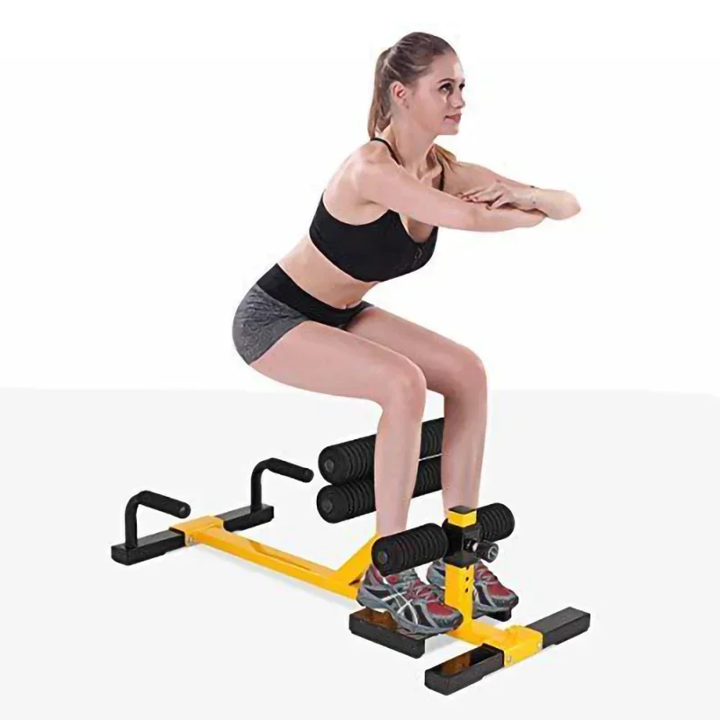 Squat Machine Multifunctional Fitness Equipment Height Adjustable Sit-ups and Push-ups Home Comprehensive Training Device SJ