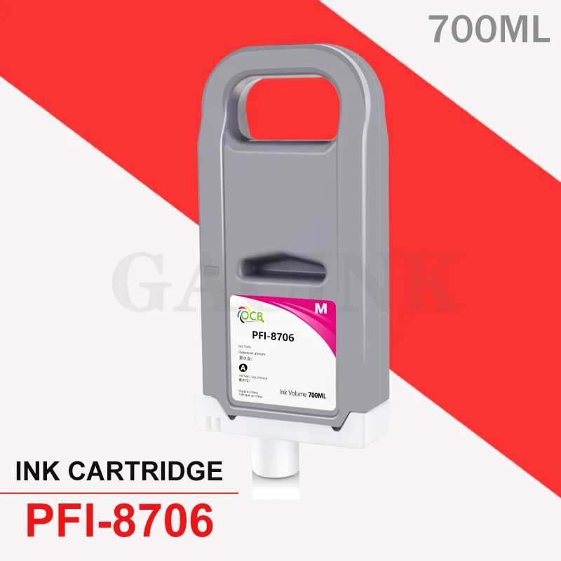 PFI-8706 PFI 8706 Compatible Ink Cartridge With Stable Cartridge Chip For Canon imagePROGRAF iPF8300s iPF8410 iPF9410 iPF9410s