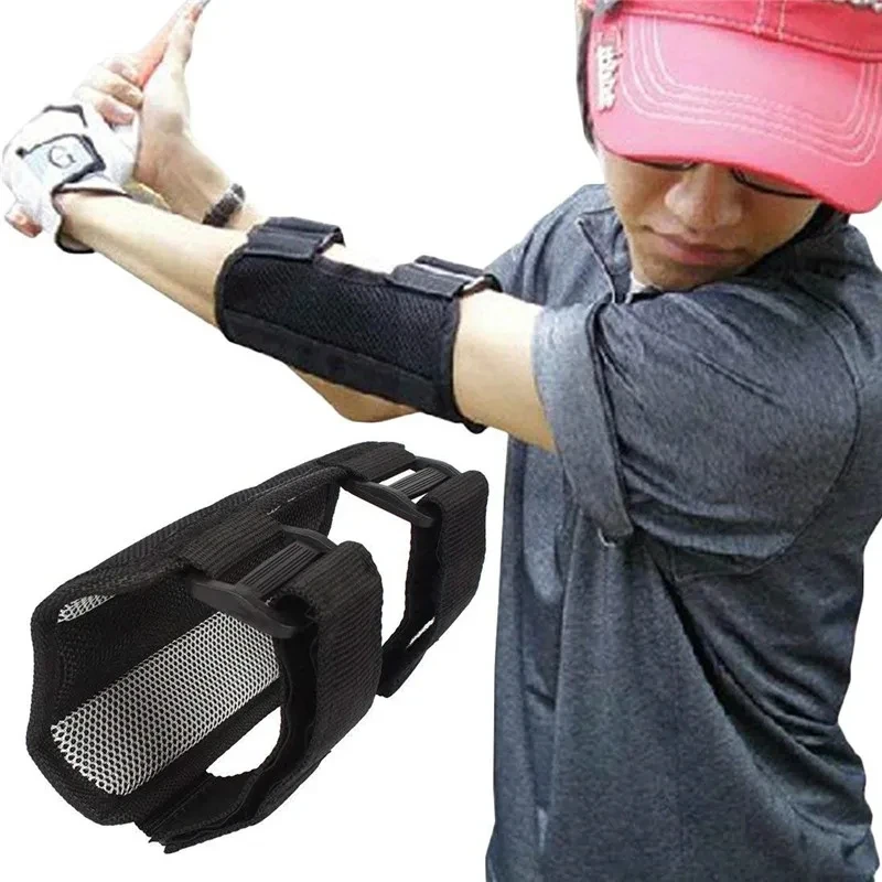 Golf Training Aid Swing Straight Practice Bands Elbow Brace Corrector Support Arc Swing Trainers Golf Accessories Beginners Tool