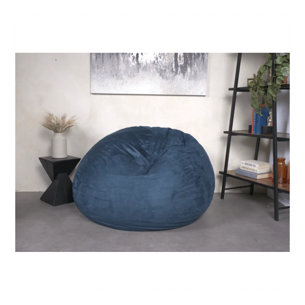 Comfortable HighDensity Shredded Foam Bean Bag Chair For And Adults, With Removable Microsuede Cover, Ideal Reading And Bedroom