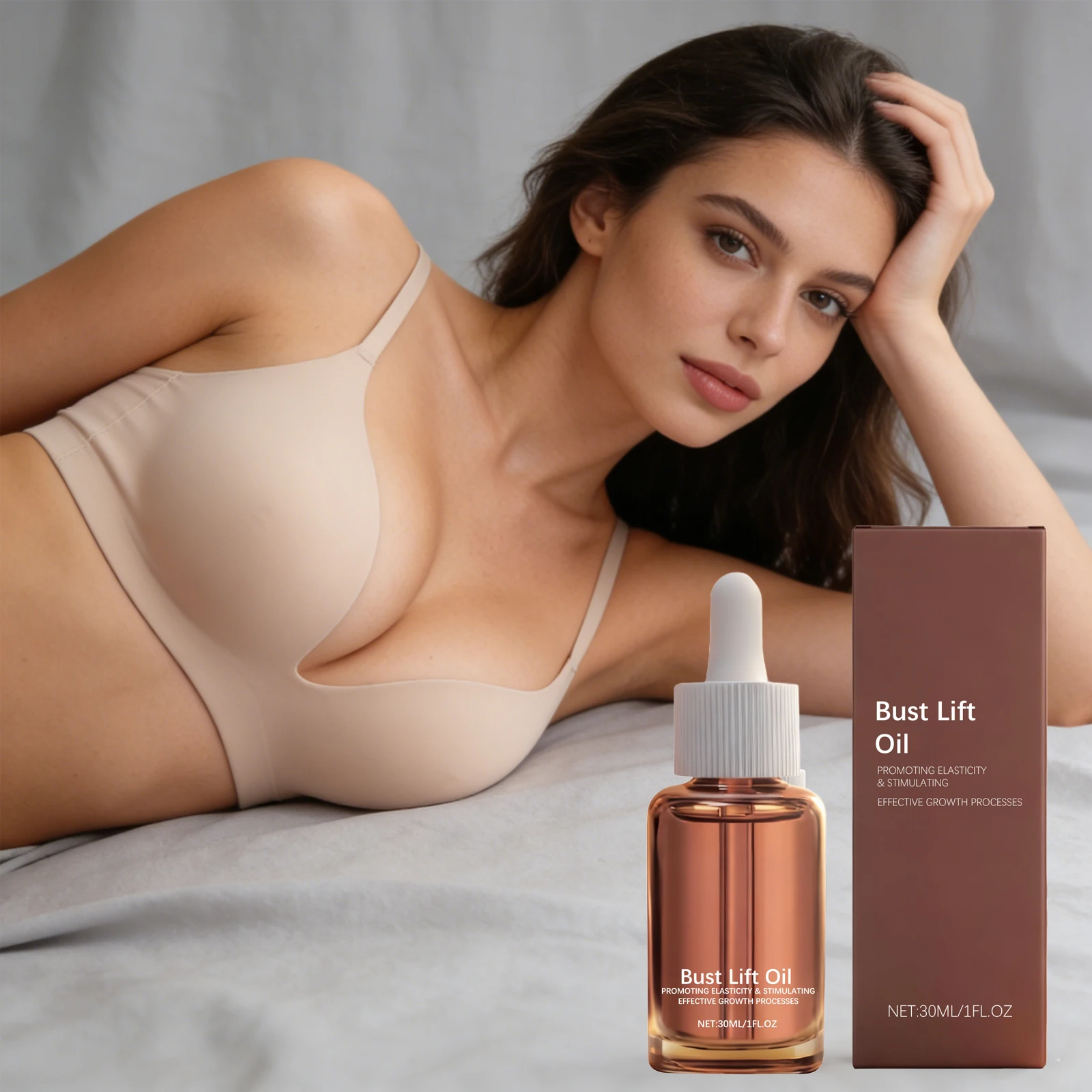 

Breast Enhancement Oil Firming Lifting Shaping Boost Fullness Fast Growth Bigger Chest Increase Bust Size Breast Tightening Oil