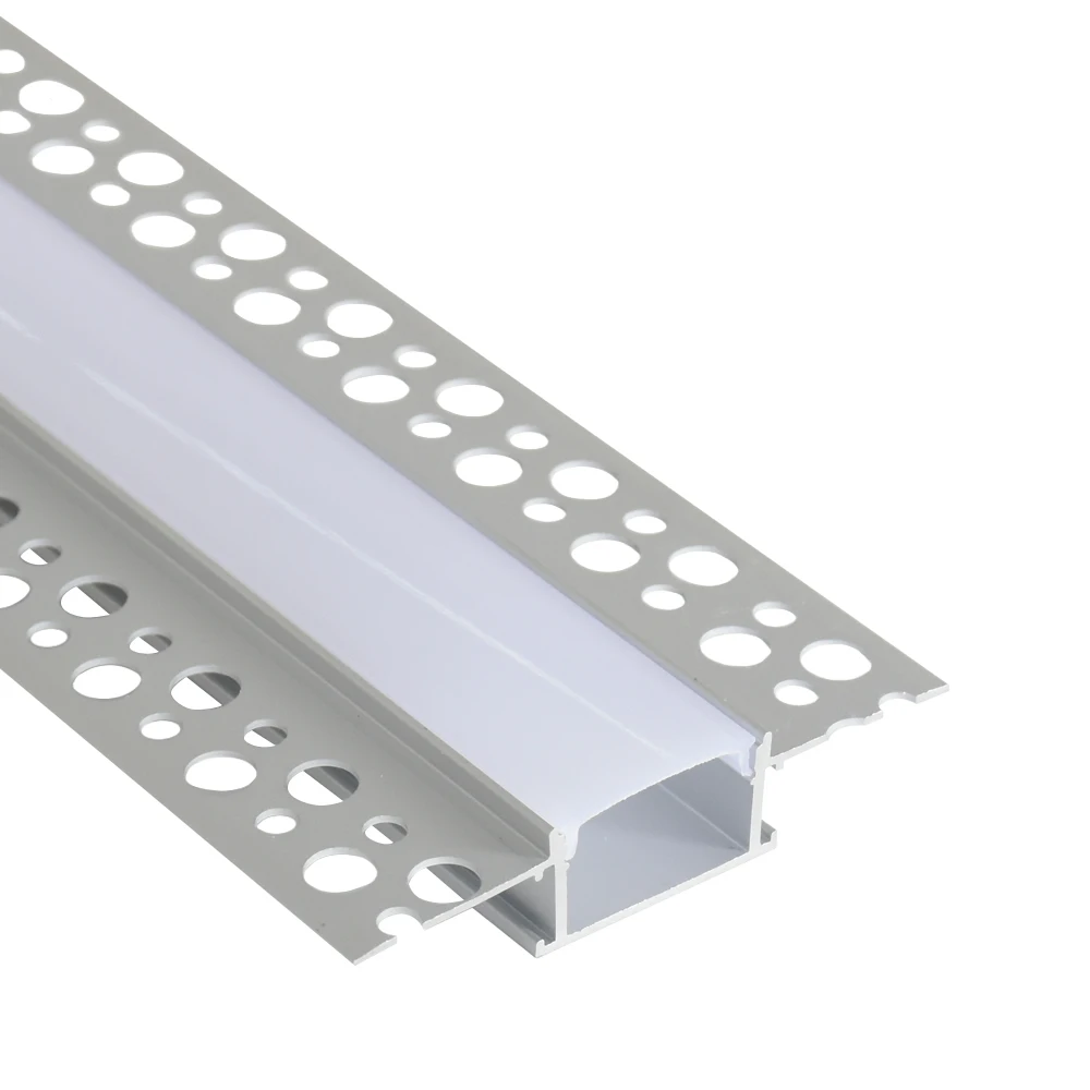 61×14mm 1pcs 0.5m LED Aluminum Profile Channel Holder for LED Strip Light Bar Embedded in Ceiling and Wall for Various Shapes