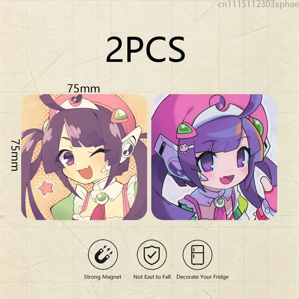 T-Tone Rion 2PCS Square Decorative Fridge Magnet Magnetic Sticker, Kitchen Refrigerator Decor Travel Souvenir Gift