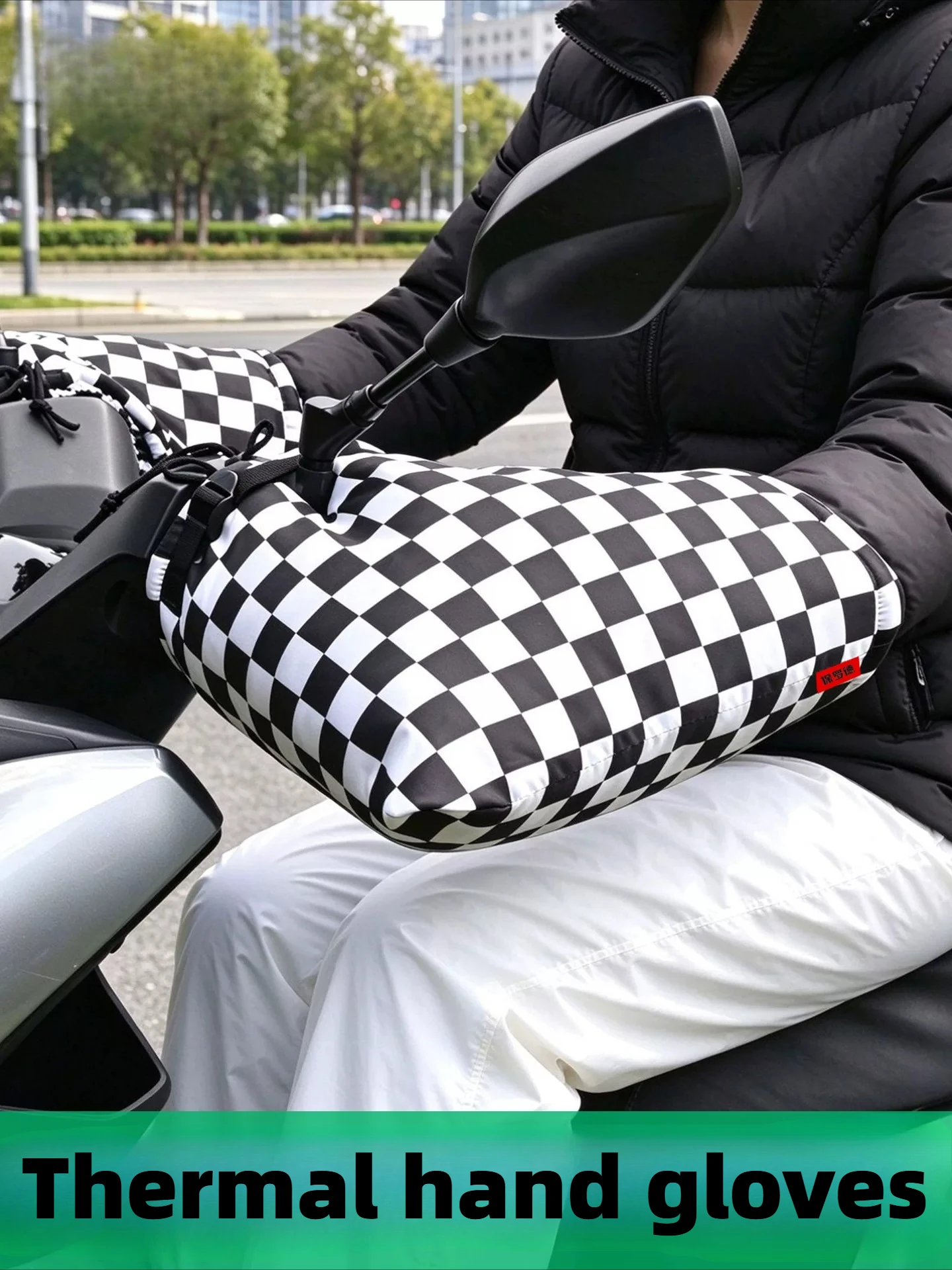 For HONDA  CB750 Hornet Motorcycle Handlebar Muffs Winter Windproof Waterproof Warm Handle Gloves for Scooter Riding Hand Guards