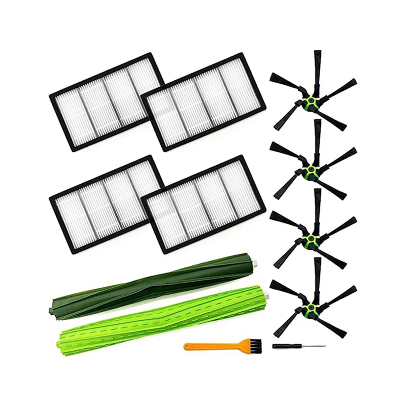 ABHU Adatto per Irobot Roomba Spazzare Robot Parti Accessori S9 S9 + Spazzola Principale Spazzola Laterale Pulizia del Filtro