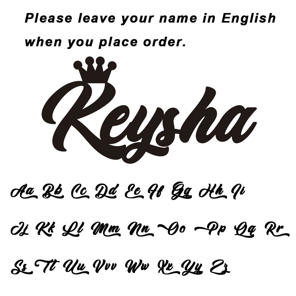 Customized Name Crown Necklace, Personalized Gift for Her