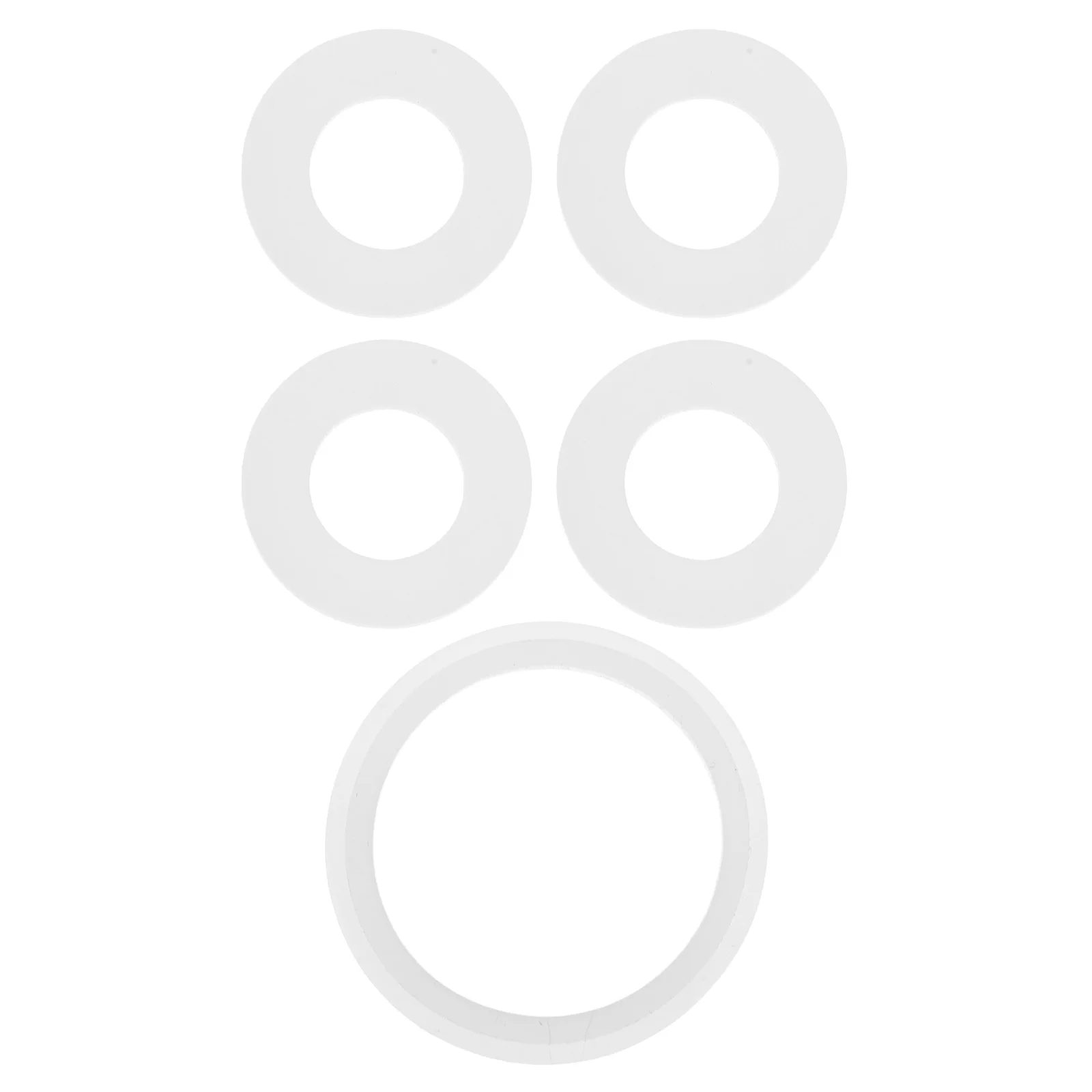 

5pcs Connector Seal Gasket Washers For Air Pump Valve Portable Rubber Replacement Set Leak Proof Durable Spa Pool Compressor