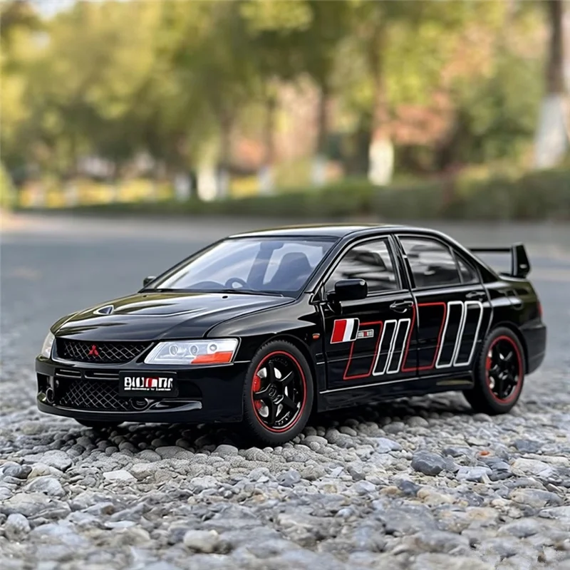 

1:24 Mitsubishi Lancer Evolution EV09 Alloy Sports Car Model Metal Modified Racing Car Vehicles Model Sound Light Kids Toys Gift