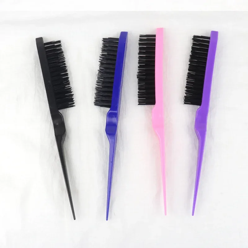 1 Pcs Professional Hair Brushes Comb Teasing Back Combing Hair Brush Slim Line Styling Tools 3 Colors Wholesale