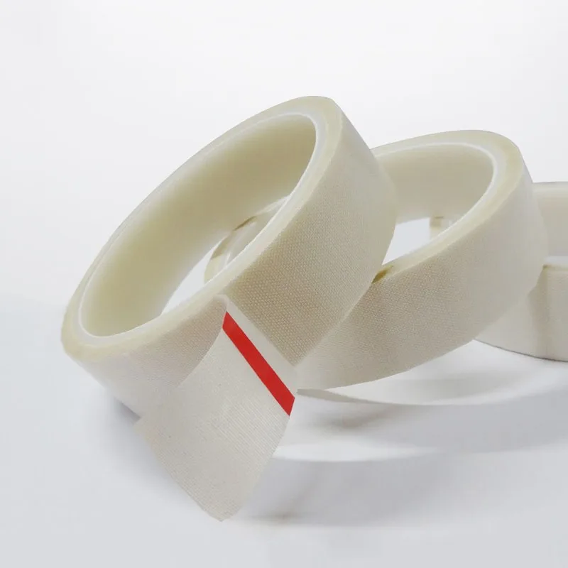 Cinta de PTFE blanca y negra, 0,13/0,18mm, 380 grados, cinta adhesiva resistente a altas temperaturas, máquina de sellado de aislamiento térmico de tela