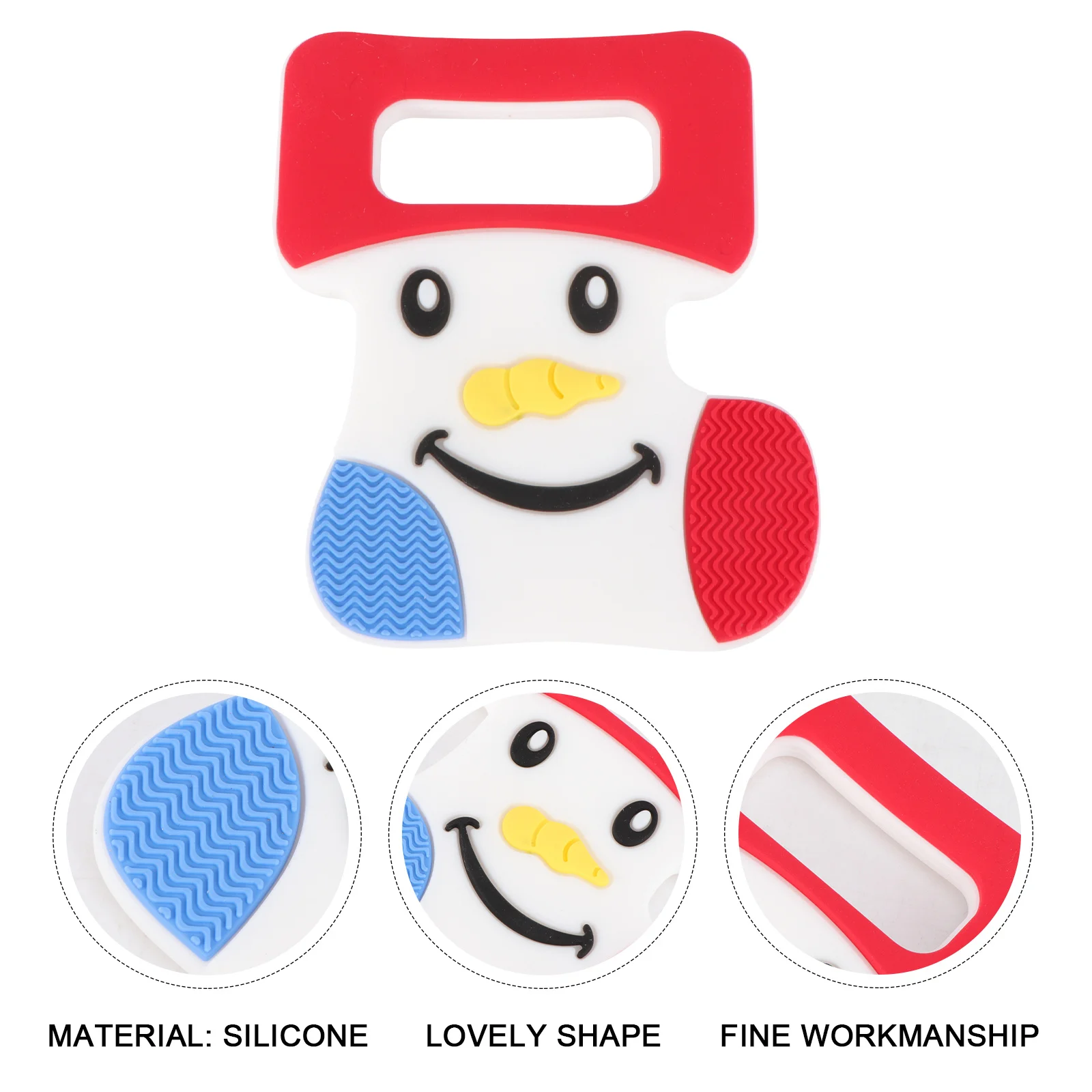 

1 шт., детский силиконовый прорезыватель для моляров, успокаивающий жевательный детский уход за полостью рта, подарок для душа, игрушка для прорезывания зубов, игрушка для прорезывания зубов, детский прорезыватель