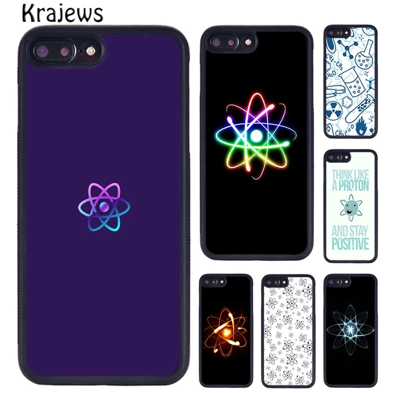 Krajews Atom Chemie Wissenschaft Handyhülle für iPhone 17 Air 16 15 14 plus 11 12 13 pro max coque