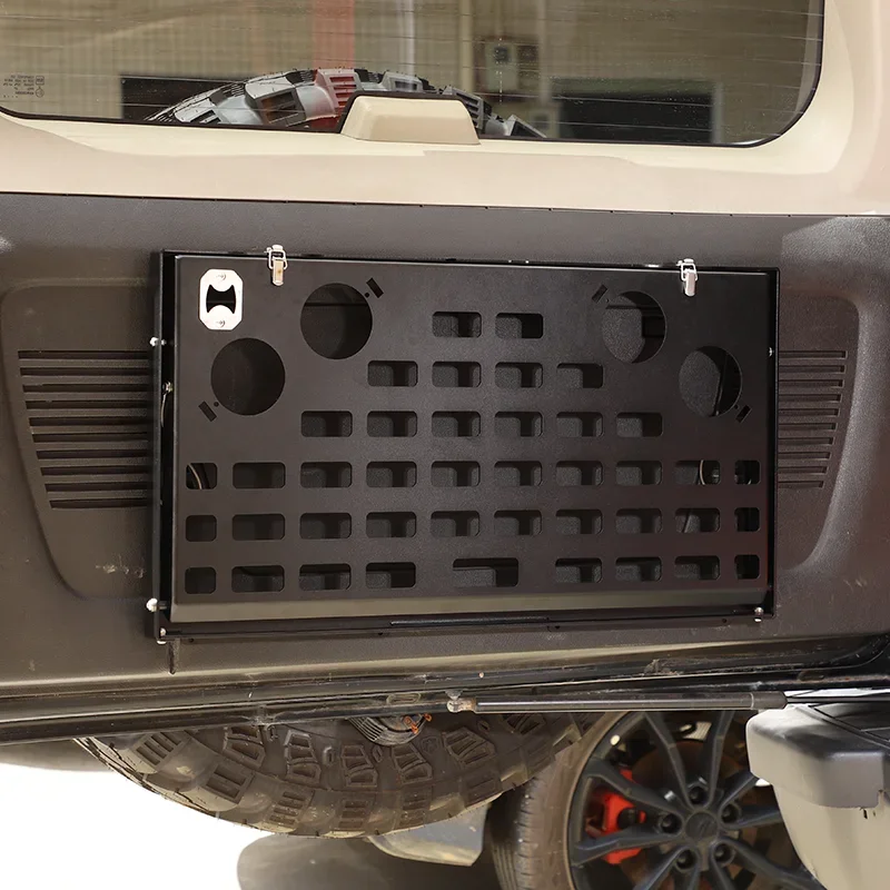 For 05-09 Hummer H3 Tailgate Multifunctional Storage Rack/Trunk Side Window Luggage Rack Car Interior Parts Aluminum Alloy