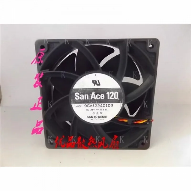 

C for SANYO 9GV1224C103 DC24V 0.64A 12CM Device Cooling Fan