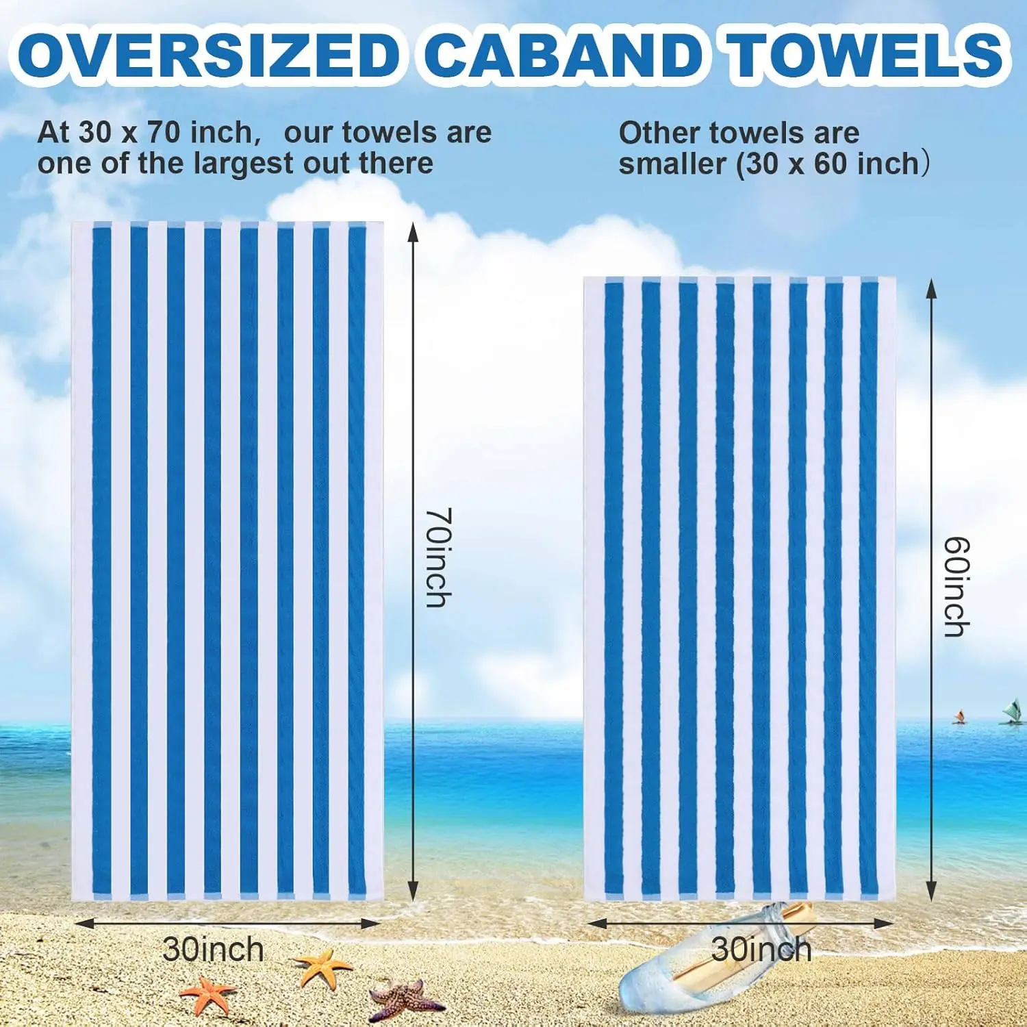 28 Pcs Cotton Pool Beach Towels Bulk 30 x 70 Inch  for Hotel Swimming Bathroom (Assorted Color)