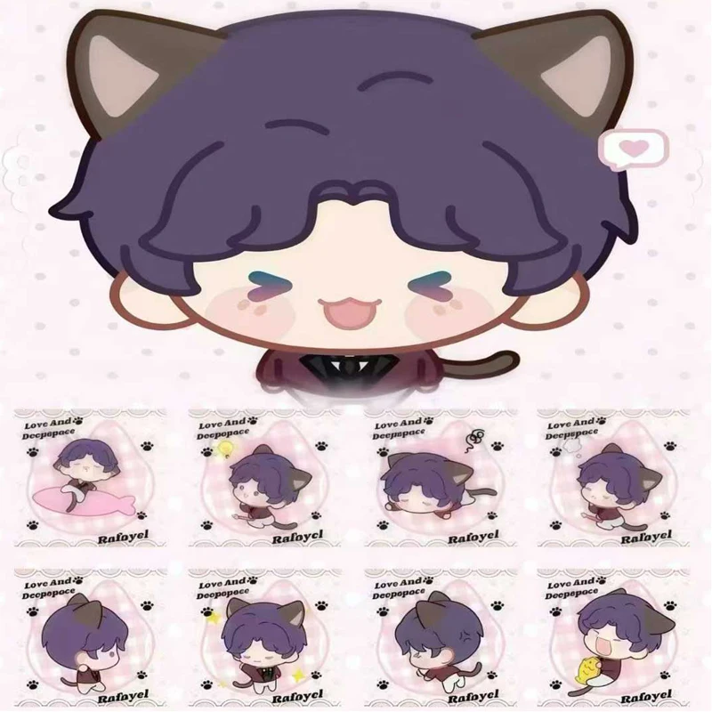 도매 러브 앤 딥스페이스 스탬프 카드 140종 금박 디자인 귀여운 애완동물 시리즈 한정판 오토메 게임 수집용 선물