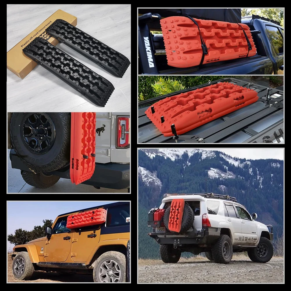 Car tire anti slip pad Off road vehicle rescue equipment Car modification Car Decoration Anti slip ramp Vehicle rescue equipment