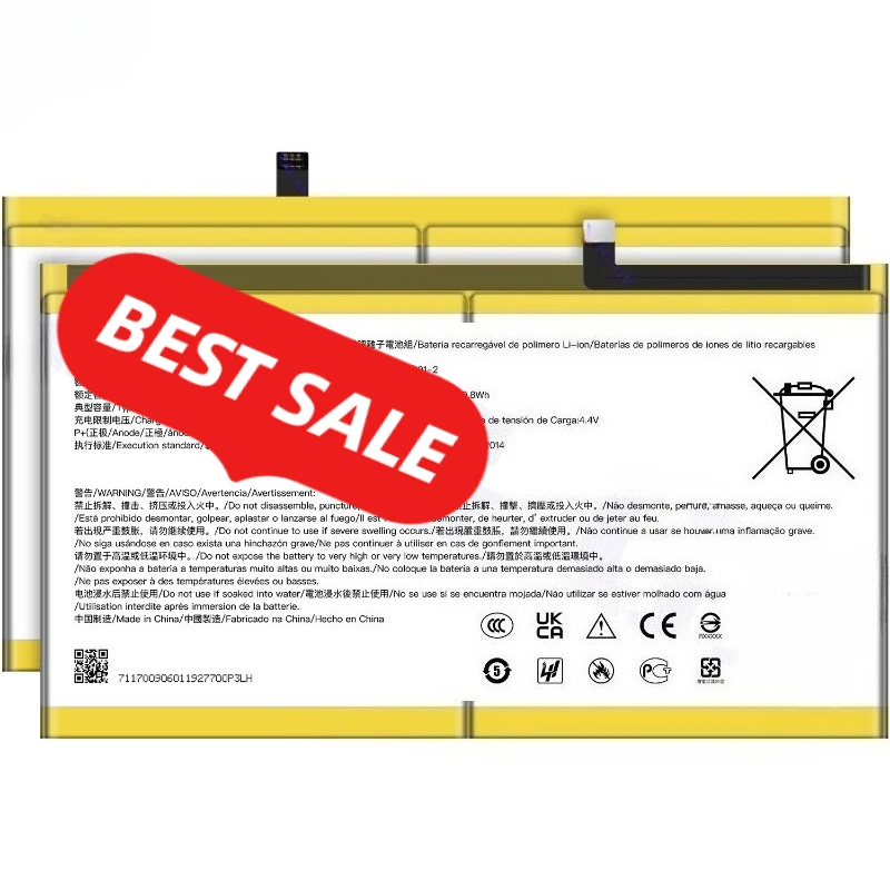 0 Cycle WTT80 Battery for Nokia T21 Tablet High Quality Replacement Battery Grade A Lithium Polymer Bateria with Tools