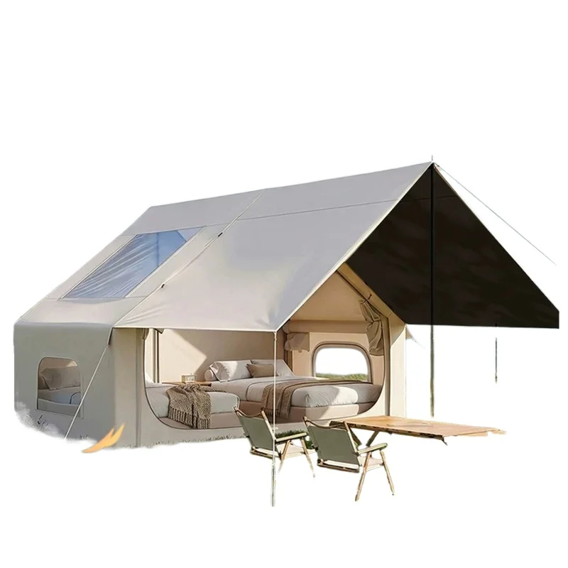 Automatic inflatable tent outdoor camping vinyl canopy tent two-in-one