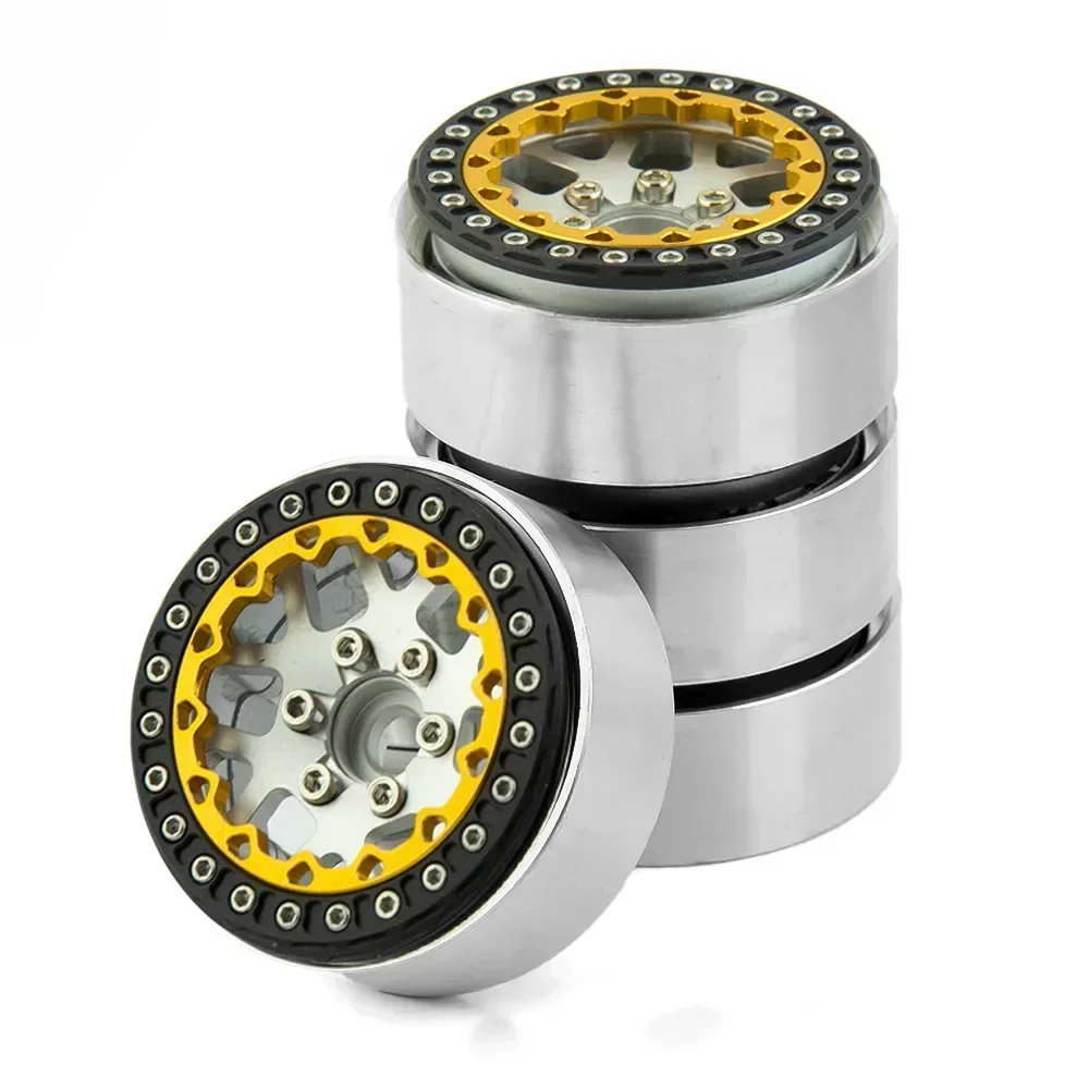 Jante de moyeu de roue en métal Beadlock, pièce de rechange pour voiture RC inoler, TRtage Axial SCX10 AXI03006 Gladiator Ruitai GRT 1/10, 1.9 pouces, 86181