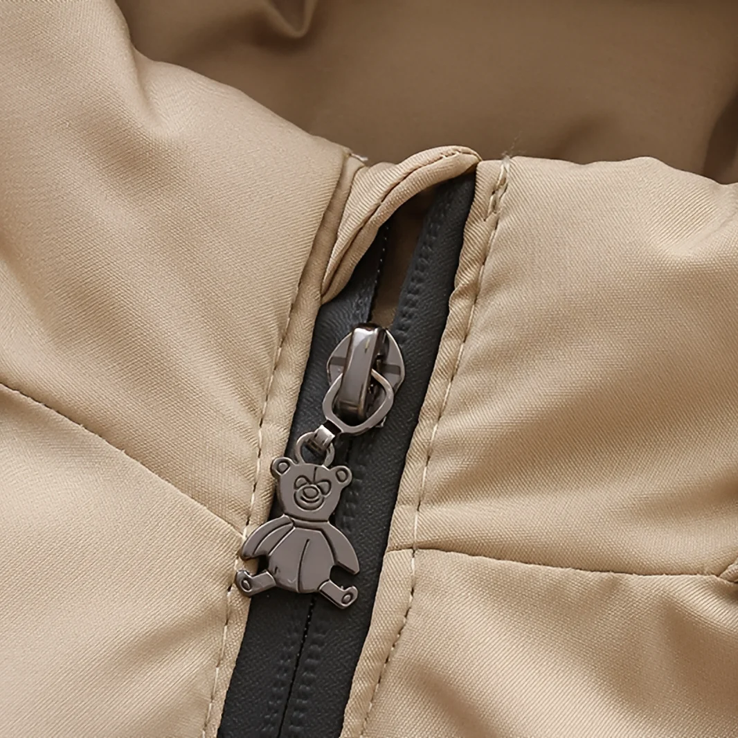 -30 درجة ملابس الشتاء للأطفال الأطفال بدلة تزلج مقنعين رشاقته الدافئة زائد المخملية الأطفال سترة معطف أطفال ملابس الطفل 1-5Y #5