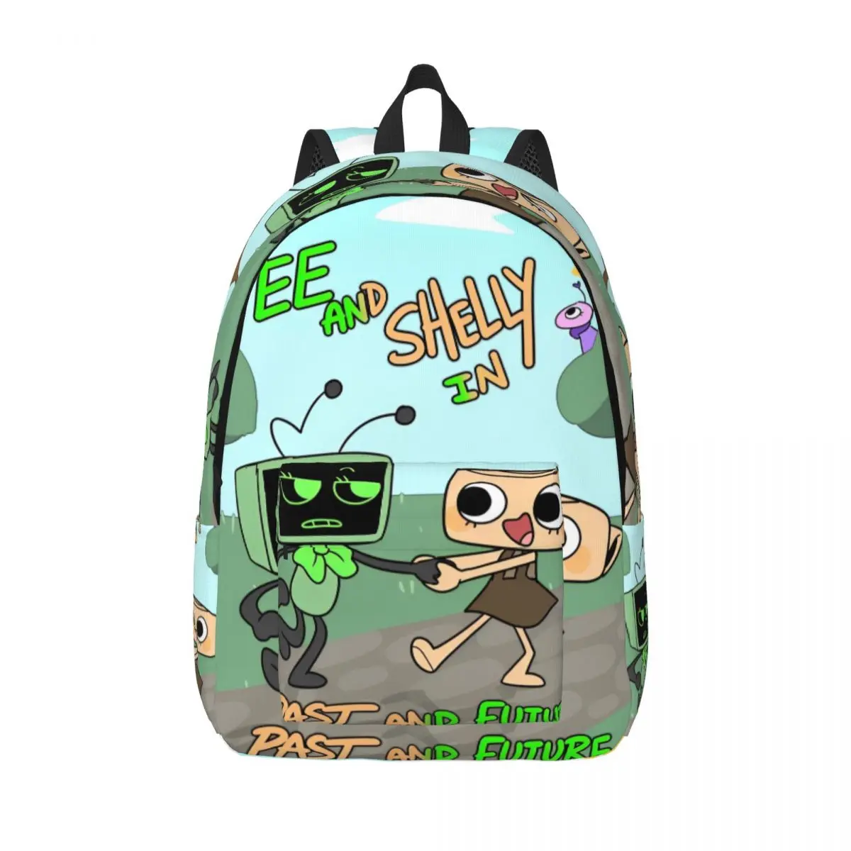 Dandys World Game Mochila clássica leve para ensino médio, mochila de negócios para homens e mulheres, bolsa de ombro para computador portátil