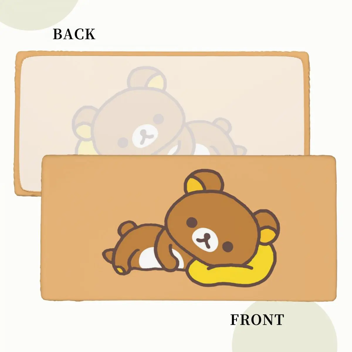 Rilakkuma Custom Rectangular Tablecloth Waterproof Table Cover for Dining Events Table Cloth