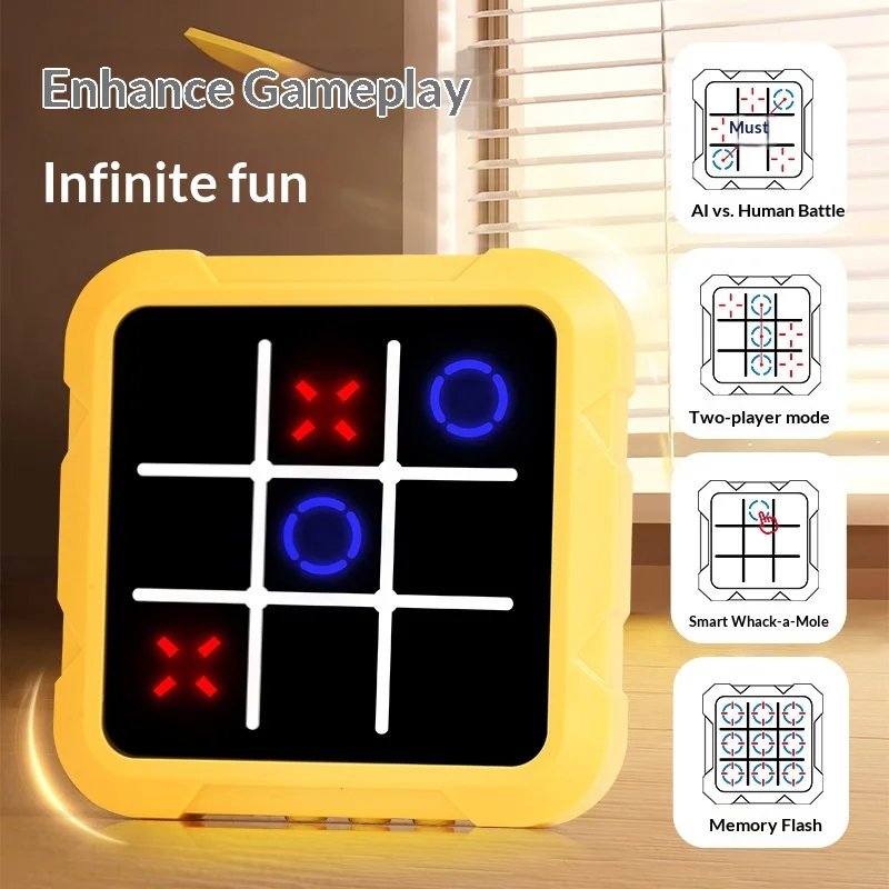 Juguete de ajedrez bien formado Gomoku Tablero de ajedrez multifuncional Juego multi en uno Entretenimiento de rompecabezas