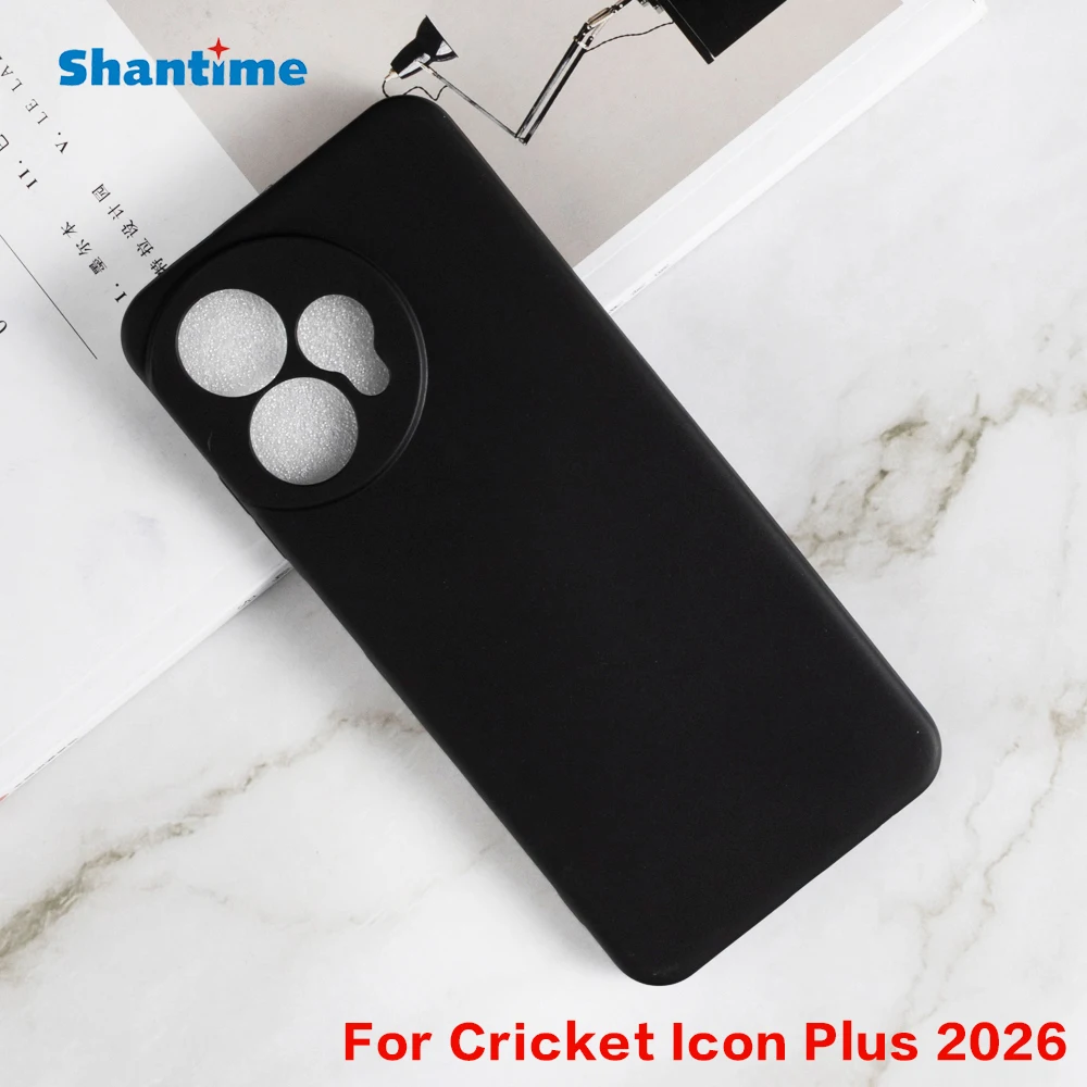 حافظة لهاتف Cricket Icon Plus 2026 غطاء مطاطي مقاوم للصدمات من مادة TPU وغطاء مرن واقٍ #1