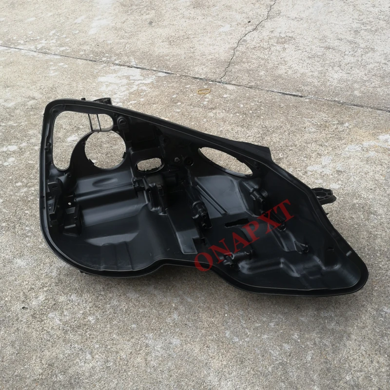Headlight Back Housing For Mercedes-Benz E-Class W212 2010-2013 Front Headlight Cover Black Base Bottom Protection Shell