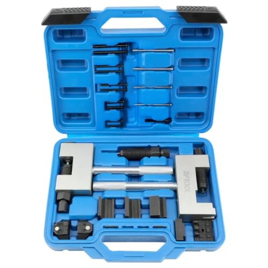 

Engine Timing Chain Removal Installer Breaker Assembly Tools Kit Riveting Tool Double Camshaft Disassembler Compitable with Mer