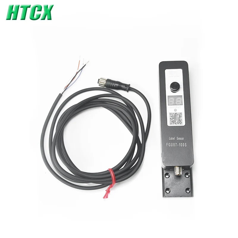 New High speed transparent label sensor FGU07-100S automatic labeling machine digital display electric eye sensing