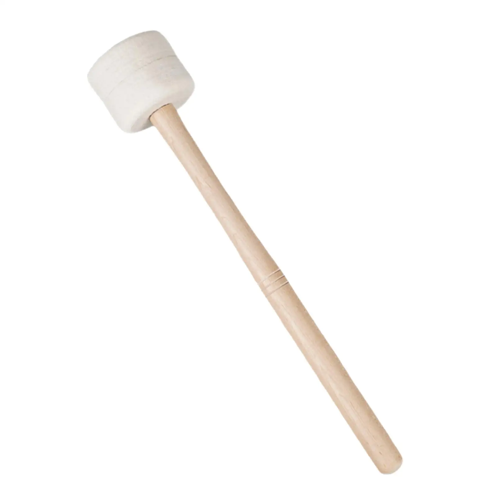 Drum Mallet Stick 34cm with Wood Handle Drum Stick for Drums Snare Drum Solo