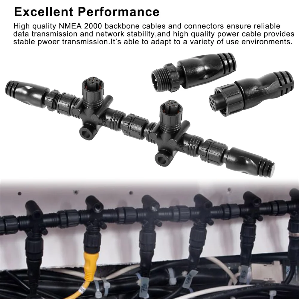 124-69 nmea Netzwerk-Starter-Kit nmea Knoten-Terminatoren nmea2000 für t Connector Low rance N2K-Exp-Rd-2 global map 5200c 7200c – Detail 6