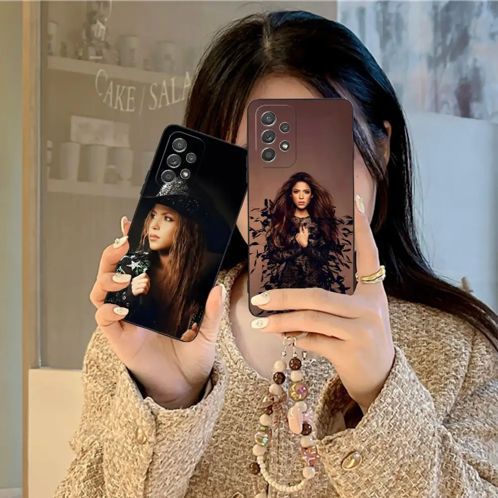 

Модный чехол для мобильного телефона Shakira для Samsung Galaxy A56 55 54 53 52 51 36 35 34 23 16 15 5G Цветной чехол Роскошный красивый чехол