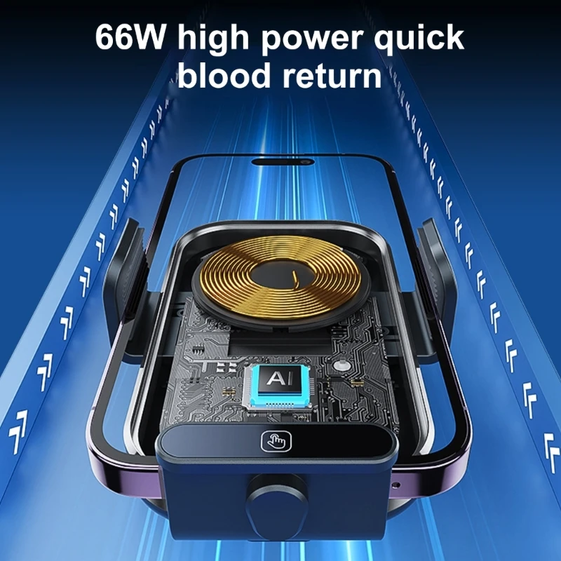 360 Degree Rotating Auto Sensing Wireless Charging Mount Stand for 15 14 13 12