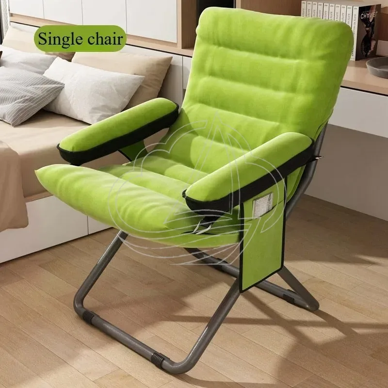 Comfortable Lazy Sofa Chair Foldable Single Recliner for Dorm Home Balcony Office