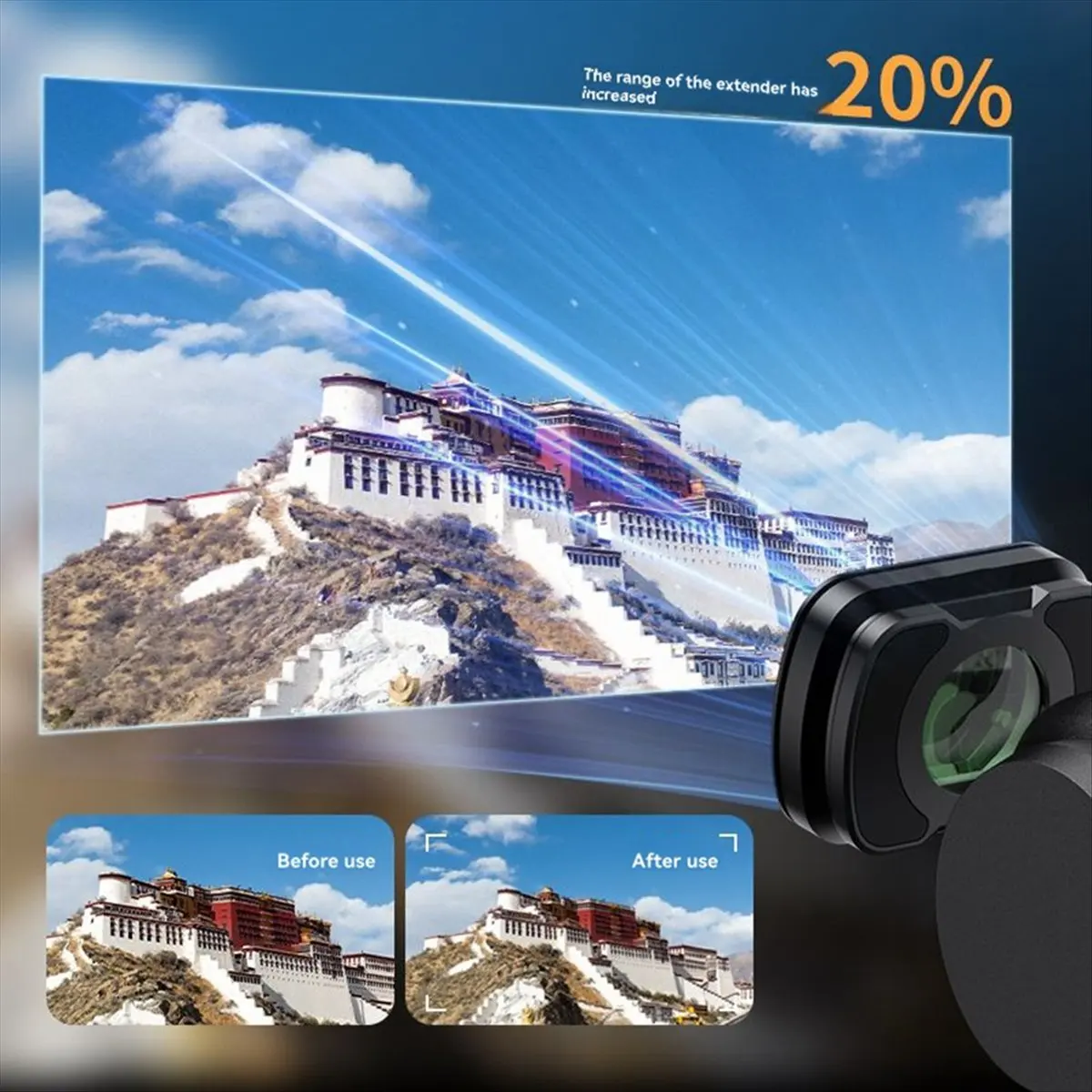 Magnetic Enlarged Wide-Angle Filter for Pocket 3 Accessories Protection Action Camera Lenses Double-Sided HD Filters