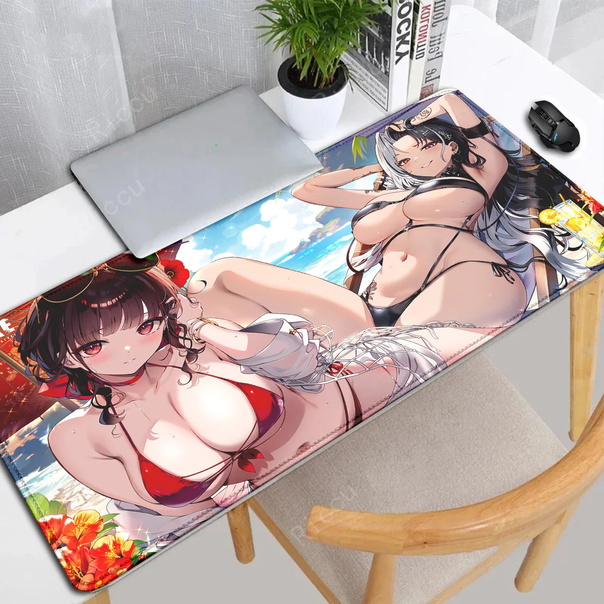 Spel sexy meisje Godin van de Overwinning Nikke Grote muismat Gaming Accessoires Muismat Toetsenbord Mat PC Bureau Pad Computer mousepad