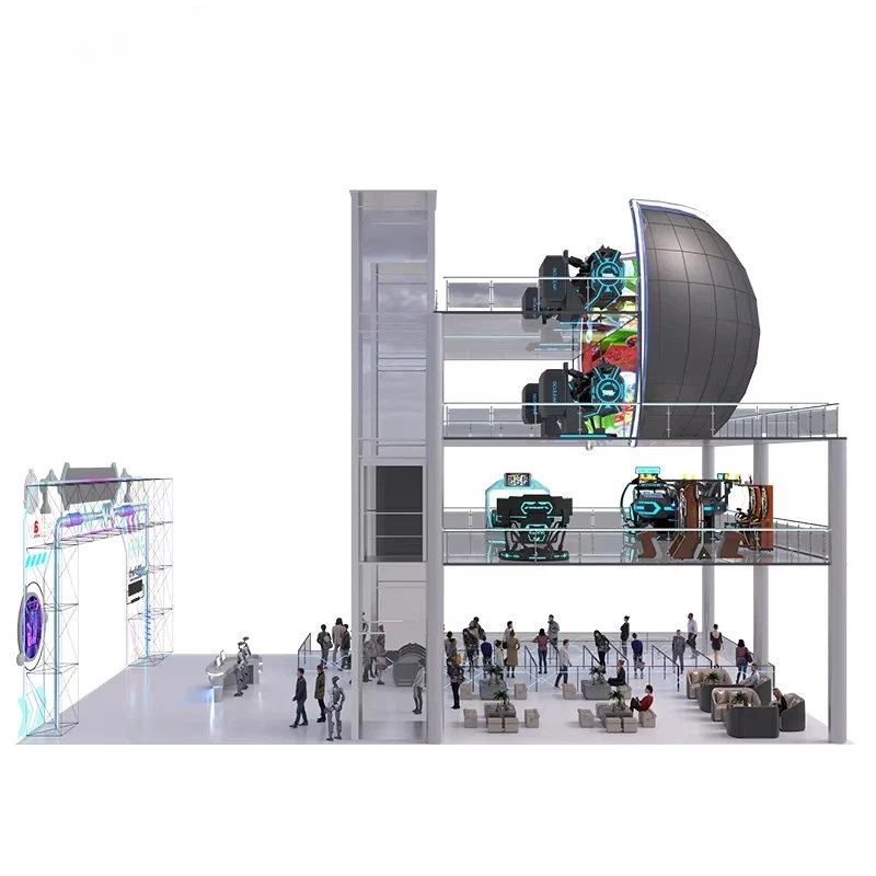 Dome Flying Cinema 2026 VR Theme Park Arcade Games Simulator Outdoor Amusement Park 9D Game Machine 12D Kids Indoor Playground