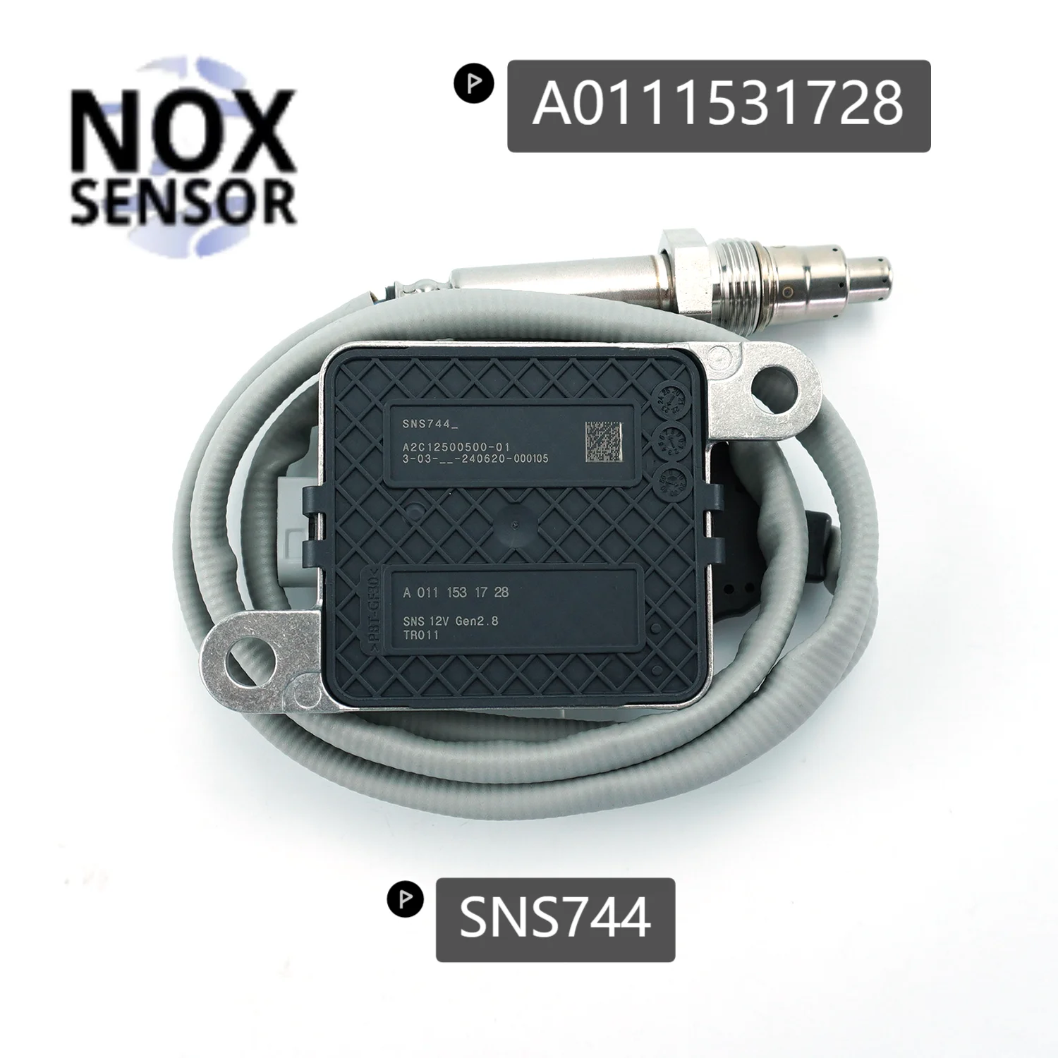 

A 0111531728 A2C 12500500 -01 Датчик оксидо нитроênio Sensor Nox для Detroit Diesel для Mercedes-Benz, Original, Novo