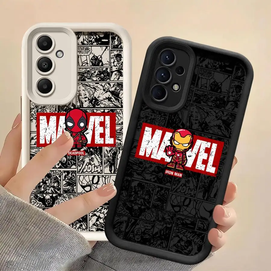 

Phone Case for Samsung Galaxy A26 A22 A16 A34 A32 A24 A13 A36 A14 A23 A12 A33 A56 TPU Soft Comic Marvel Ironman