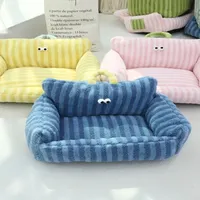 Puppy Special Sofa Kennel Winter Warm Pet BedCelebrity Cat Nest Small Dog Sleeping MatWinter Cushion Bed Pet Furniture