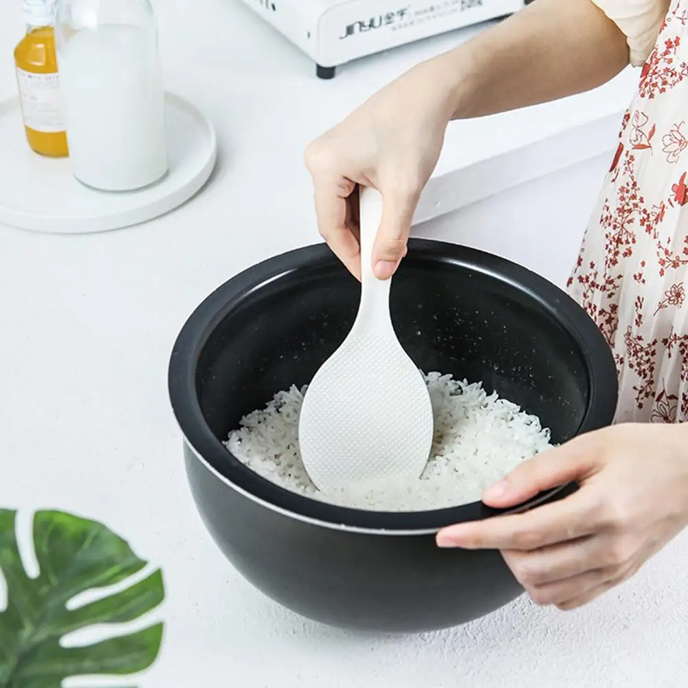

Standing Rice Spoon Non Stick Rice Cooking Scoop Plastic Spatula Cooker Vertical Rice Kitchen Scoop Rice Shovel Tools B8C6