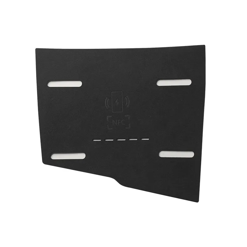 For Zeekr 001 24-25 Cup Holder Insert Center Console Mat Wireless Charging Pad Door Slot Liner Anti-Slip Interior Accessories