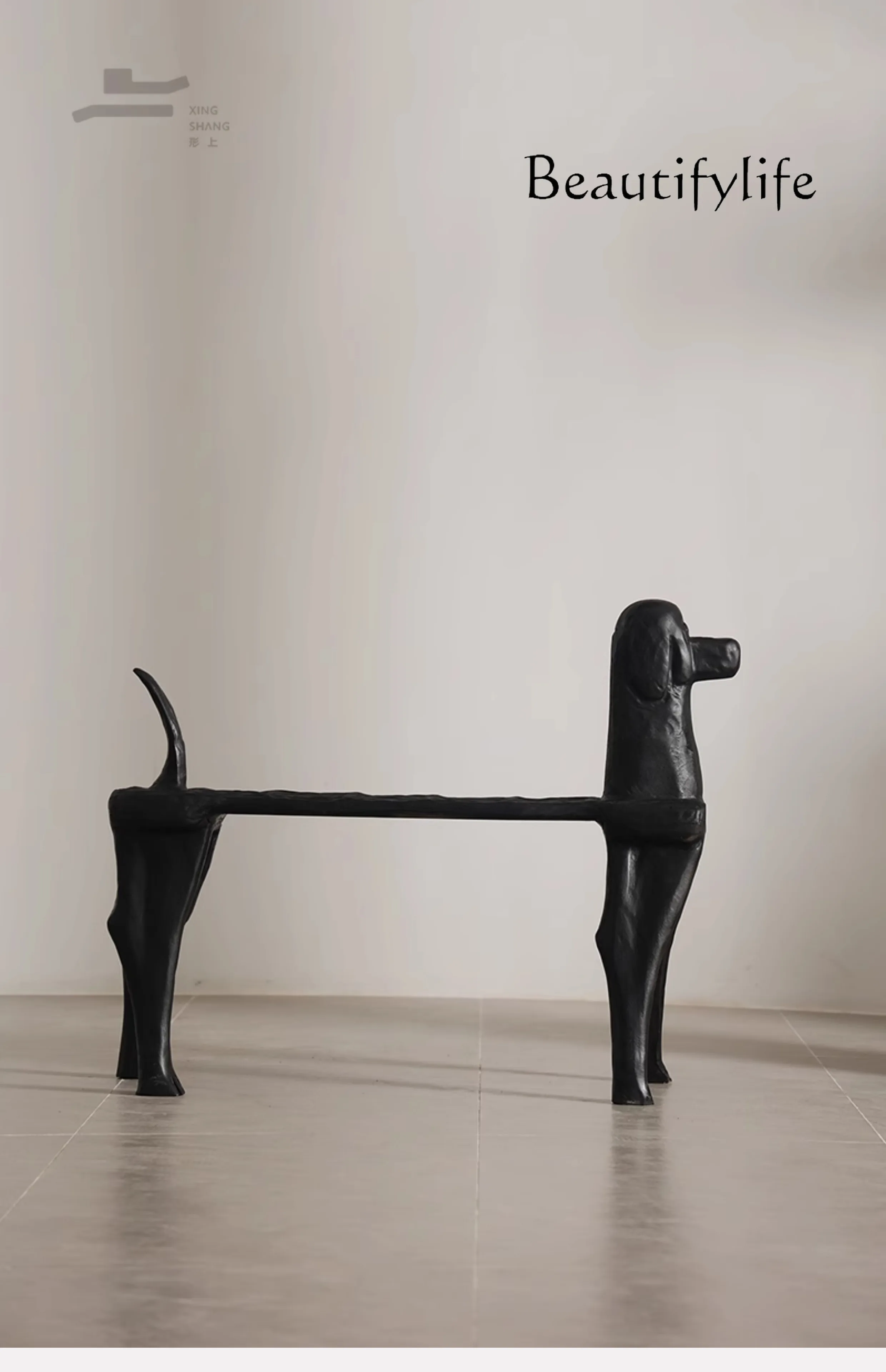 Dog Shoe Changing Stool Retro Hallway Stool Decoration Bench Bed End Stool Antique Style Solid Wood Bench